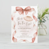 Tutu Cute Ballet Second Birthday Invitation 招待状 (スタンド正面)