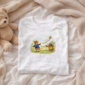 TuxとTwitchの牧場の凧あげ冒険 トドラーTシャツ