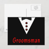 Tuxのグロムスマン ポストカード (正面/裏面)