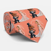 Tux保持リング内のTレックスがトレックスを提案 ネクタイ (ロール)