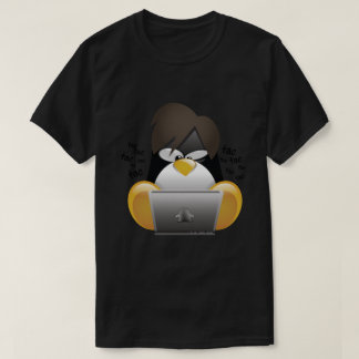 Tux hacker tシャツ