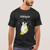 Tux Linux Leenux Penguin Nerd Computer Freak Hacke Tシャツ (正面)