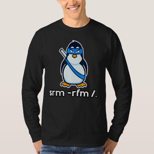 Tux Linux PenguinプログラマコンピュータサイエンスHtml Tシャツ (正面)