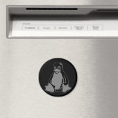 Tux Penguin - （Linux，オープンソース， Copyleft, FSF） マグネット (インサイチュ (食洗機))