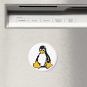 Tux Penguin - （Linux，オープンソース， Copyleft, FSF） マグネット (インサイチュ (食洗機))