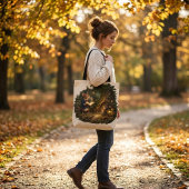 Tux & Twitch Discover the Hidden Door トートバッグ