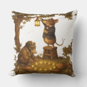 Tux & Twitch Woodland Evening Glow クッション (正面)