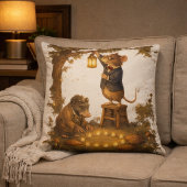 Tux & Twitch Woodland Evening Glow クッション