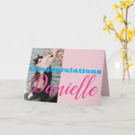 Tuxedoおもしろい猫おめでとう女性名刺入れ カード