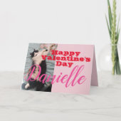 Tuxedoおもしろい猫ハッピーバレンタインデーの名刺 カード (正面)