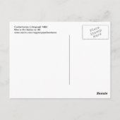 TuxedoとTop Hatのコントロテイスト ポストカード (裏面)