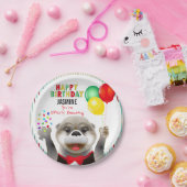 Tuxedoのかわいいカワウソ |ハッピーバースデー ペーパープレート (パーティー)