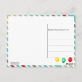 Tuxedoのかわいいカワウソ |ハッピーバースデー ポストカード (裏面)