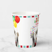 Tuxedoのかわいいカワウソ |子供の誕生日パーティー 紙コップ (左)