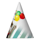 Tuxedoのかわいいカワウソ |子供の誕生日 パーティーハット (右)