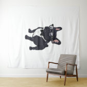 Tuxedoのフランス語 – メガネをかけた姿 タペストリー (インサイチュ(横))