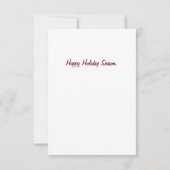 Tuxedoの猫遊はクリスマスツリーに。 (裏面)