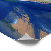 Tuxedoカフスリリー絵画アートのポスタープリント ポスター (角)