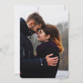 Tuxedoクラシックダークブラックアンティークヴィンテージ写真 セーブザデート (裏面)