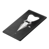 Tuxedoパーソナライズボトルオープナー クレジットカード栓抜き (正面アングル)