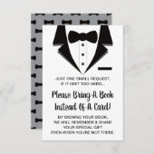 Tuxedoブックカード、ベビー用ブック エンクロージャーカード (正面/裏面)