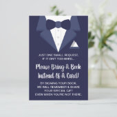 Tuxedoブックカード、ベビー用ブック エンクロージャーカード (スタンド正面)