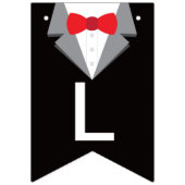 Tuxedoペンダントバナー、ボウタイ バンティングフラッグ (第1の旗)