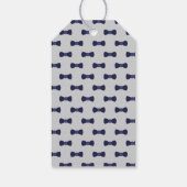 Tuxedoメッセージカード、ベビーシャワーラベル、ブラックタイ ギフトタグ (裏面)