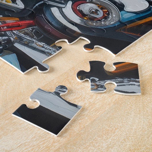 Tuxedo宇宙猫によるミッションプランの見直し ジグソーパズル (側面)