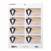 Tuxedo水カラフル色ラベル名タグ ラベル (フルシート)