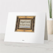 Tuxedo猫エンジェルペット同情カード大サイズ カード (裏面)