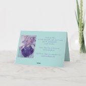 Tuxedo猫メキおもしろいシコ波かわいい誕生日カード カード (裏面)