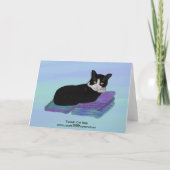 Tuxedo猫昼寝引退用カード カード (裏面)