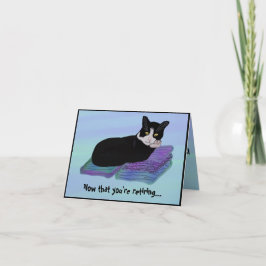 Tuxedo猫昼寝引退用カード カード