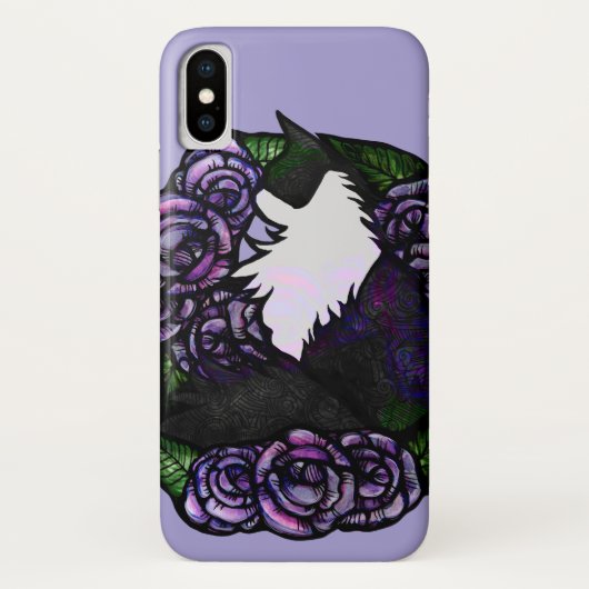 Tuxedo猫白黒の子猫 Case-Mate iPhoneケース (裏面)