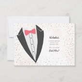 Tuxedo花婿介添人紙吹雪提案 招待状 (正面)
