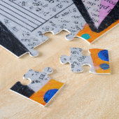 Tuxedo -食べ物を与え私 ジグソーパズル (側面)