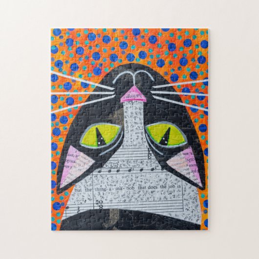 Tuxedo -食べ物を与え私 ジグソーパズル (縦)