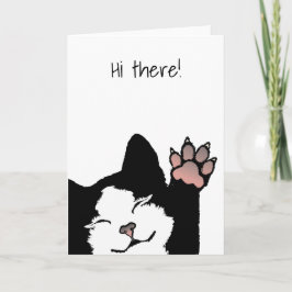Tuxedo Catこんにちは カード