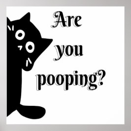 Tuxedo CATトイレの準備 ポスター