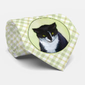 Tuxedo Cat 絵画's – かわいいオリジナル猫アート ネクタイ (ロール)