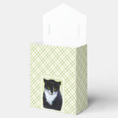 Tuxedo Cat 絵画's – かわいいオリジナル猫アート フェイバーボックス (オープン)