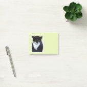 Tuxedo Cat 絵画's – かわいいオリジナル猫アート ポストイット (オフィス)