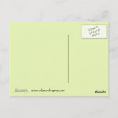 Tuxedo Cat 絵画's – かわいいオリジナル猫アート ポストカード (裏面)