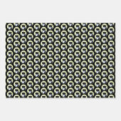 Tuxedo Cat 絵画's – かわいいオリジナル猫アート ラッピングペーパーシート (正面3)