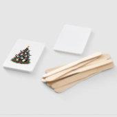 Tuxedo Cat Christmas Tree Tuxedo Cat Lights Xmas M ハンドファン (組立なし)