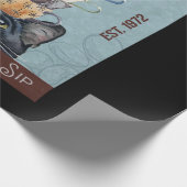 Tuxedo Cat Coffee Co. Love At First Sip Cat(ツキセド猫コ ラッピングペーパー (角)