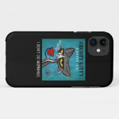Tuxedo Cat Coffee I Don't Do Mornings Grumpy Kitty Case-Mate iPhoneケース (裏面(横))