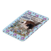 Tuxedo Cat Funny Jigsaw Cats Valentines Day マグネット (左側)