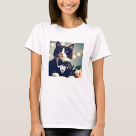 Tuxedo Cat Tシャツ